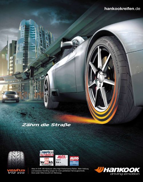 HANKOOK Tire VOr der KAmerA TOp TuNiNg ... - Tune it! Safe!