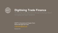 Digitising Trade Finance