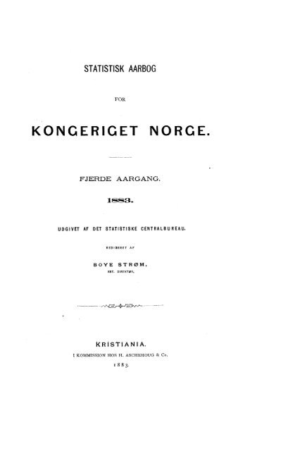 Norway Yearbook - 1883