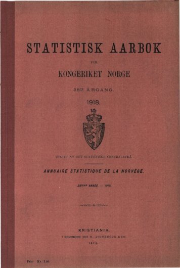Norway Yearbook - 1918