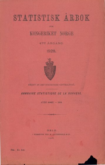 Norway Yearbook - 1928