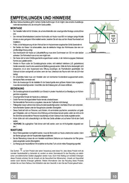 Electrolux Cappa estraibile 60 cm CE6020N - IT Manuale d'uso in formato PDF (1352 Kb)