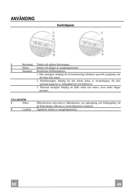 Electrolux Cappa estraibile 60 cm CE6020N - IT Manuale d'uso in formato PDF (1352 Kb)