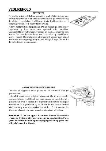 Electrolux Cappa estraibile 60 cm CE6010GR - IT Manuale d'uso in formato PDF (1352 Kb)