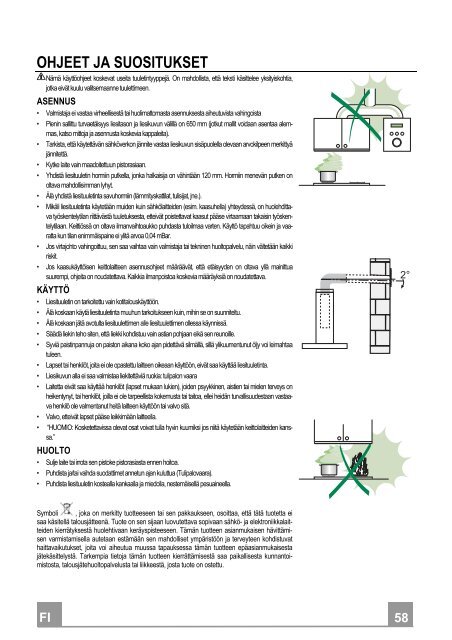 Electrolux Cappa estraibile 60 cm CE6010GR - IT Manuale d'uso in formato PDF (1352 Kb)