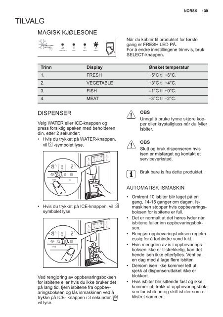 Electrolux Frigocongelatore 2 porte EAL6140WOU - IT Manuale d'uso in formato PDF (33991 Kb)