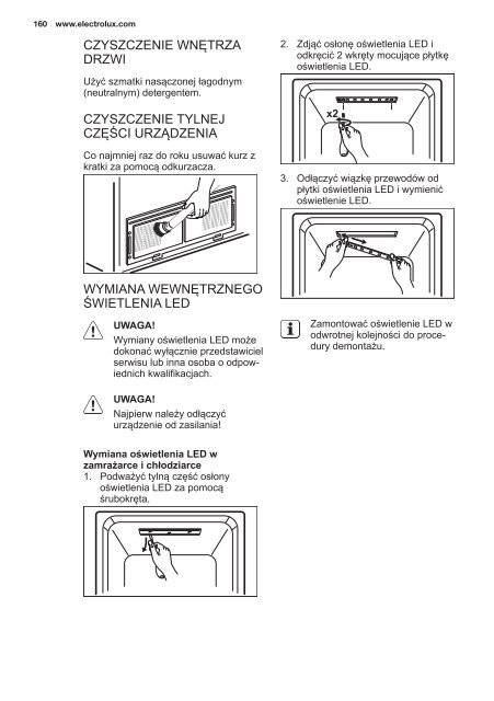 Electrolux Frigocongelatore 2 porte EAL6140WOU - IT Manuale d'uso in formato PDF (33991 Kb)