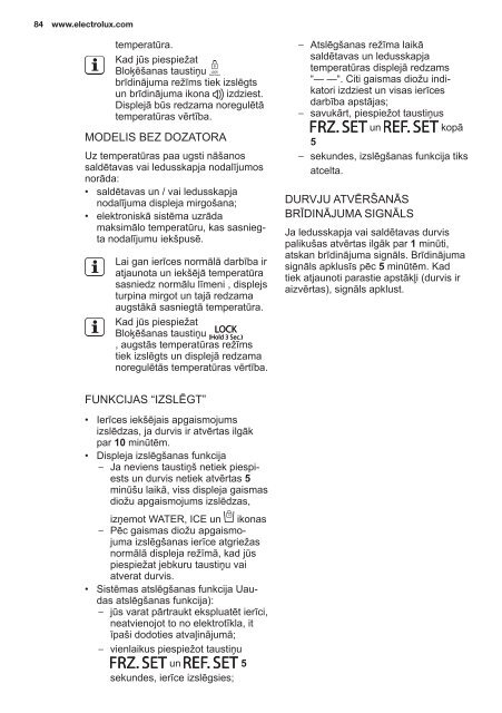 Electrolux Frigocongelatore 2 porte EAL6140WOU - IT Manuale d'uso in formato PDF (33991 Kb)