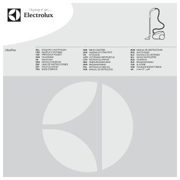 Electrolux Aspirapolvere a filo UFORIGIN - IT Manuale d'uso in formato PDF (7435 Kb)