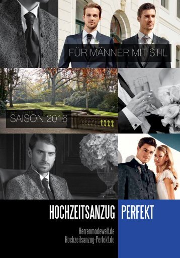 Hochzeitsanzug Perfekt Saison 2016