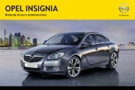 Opel Nuova Insignia MY 12.5 - Nuova Insignia MY 12.5 manuale