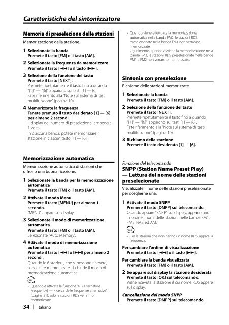 Kenwood KDC-PSW9527 - Manuale d'Istruzioni KDC-PSW9527