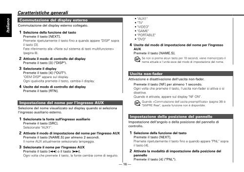 Kenwood KDC-M7024 - Manuale d'Istruzioni KDC-M7024