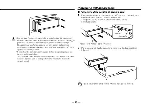 Kenwood KDC-M7024 - Manuale d'Istruzioni KDC-M7024