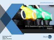 2015 Gasoline Engine Oil Industry Report