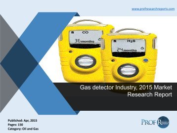 Gas detector Industry, 2015 Market Research Report