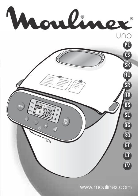 Moulinex NUTRIBREAD OW311E - Manuale d'Istruzione Polski