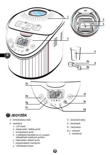 Moulinex MAP UNO OW3022 - Manuale d'Istruzione Magyar (Hungarian)