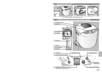 Moulinex HOME BREAD OW2000 - Manuale d'Istruzione Magyar (Hungarian)