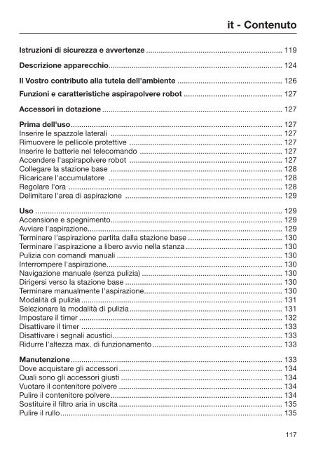 Miele Scout RX1 - SJQL0 - Istruzioni d'uso