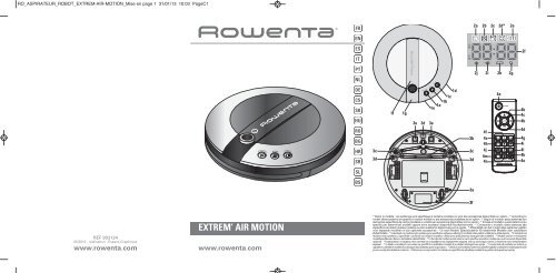 Rowenta EXTREM' AIR MOTION RR7011 - EXTREM' AIR MOTION RR7011 Hrvatski (Croatian)