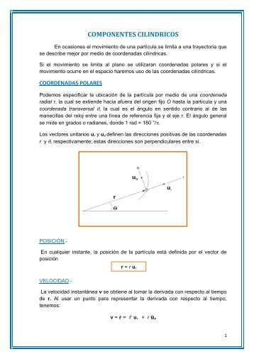 COMPONENTES CILINDRICOS