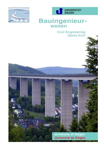 Bauingenieur- wesen - Universität Siegen