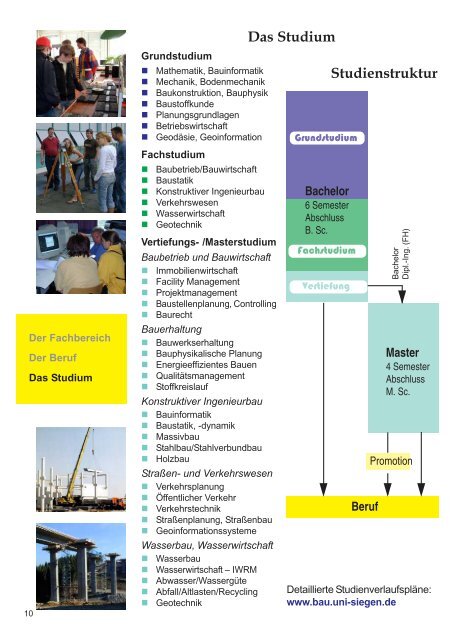 Bauingenieur- wesen - Universität Siegen