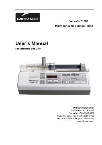 Graseby 3100 syringe pump service manual
