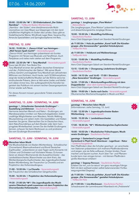 29. Mai - 20. September 09 Programm-Magazin - Gemeinde ...