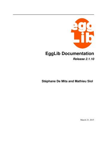 EggLib Documentation