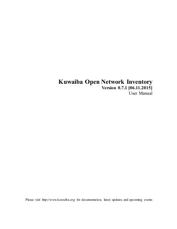 Kuwaiba Open Network Inventory