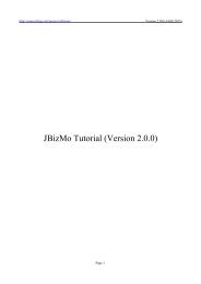 JBizMo Tutorial (Version 2.0.0)