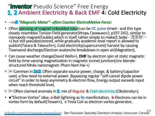 Kold Fusion, Tesla, Torsion Felter, Skalar Bølger, »Gratis« Energi.. = Alle Junk Videnskab?(Resumé på dansk) /  Cold Fusion, Tesla, Torsion Field, Scalar Wave, "Free” Energy.. = All Junk Science?