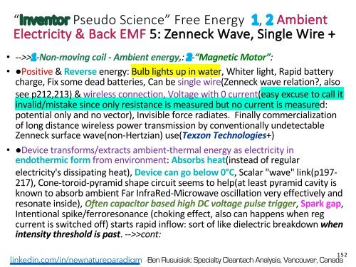 Kold Fusion, Tesla, Torsion Felter, Skalar Bølger, »Gratis« Energi.. = Alle Junk Videnskab?(Resumé på dansk) /  Cold Fusion, Tesla, Torsion Field, Scalar Wave, "Free” Energy.. = All Junk Science?