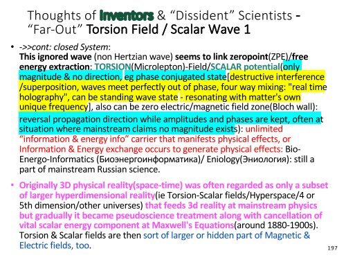 Kold Fusion, Tesla, Torsion Felter, Skalar Bølger, »Gratis« Energi.. = Alle Junk Videnskab?(Resumé på dansk) /  Cold Fusion, Tesla, Torsion Field, Scalar Wave, "Free” Energy.. = All Junk Science?