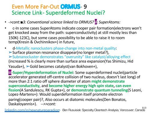 Kold Fusion, Tesla, Torsion Felter, Skalar Bølger, »Gratis« Energi.. = Alle Junk Videnskab?(Resumé på dansk) /  Cold Fusion, Tesla, Torsion Field, Scalar Wave, "Free” Energy.. = All Junk Science?