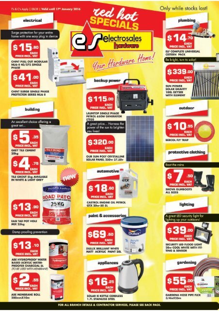 Electrosales Catalogue