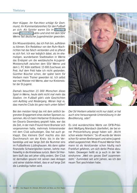 [echt!] - Ausgabe 4/2015 - Das Magazin für den Kreis Coesfeld