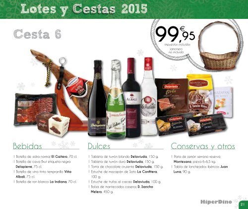 Catálogo_Lotes y Cestas_HiperDino_2015