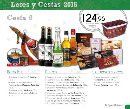 Catálogo_Lotes y Cestas_HiperDino_2015