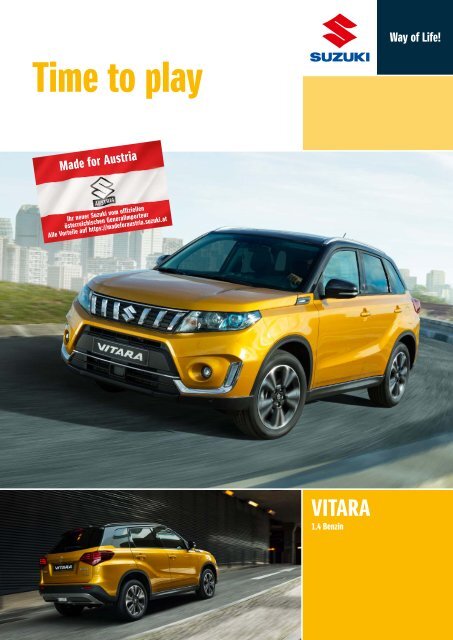 VITARA Modellprospekt