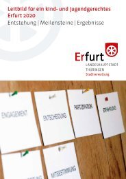 Leitbild für ein kind- und jugendgerechtes Erfurt 2020 Ansicht