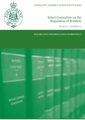 Select Committee on the Regulation of Brothels