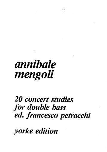 Mengoli - 20 studi 