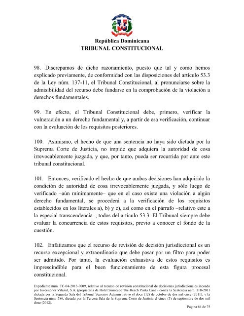 Sentencia TC-0493-15