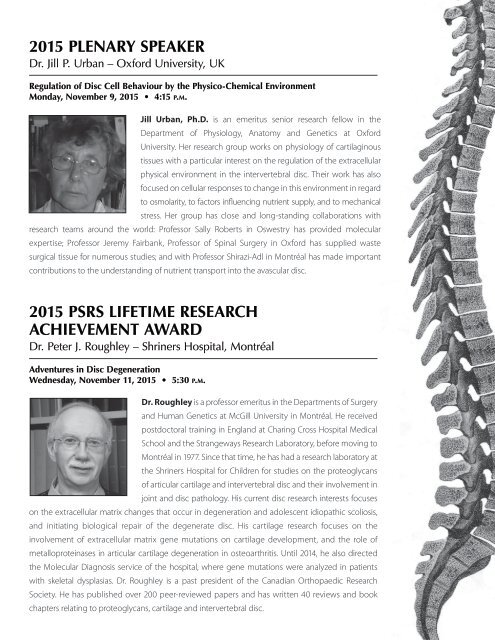 PHILADELPHIA SPINE RESEARCH SYMPOSIUM