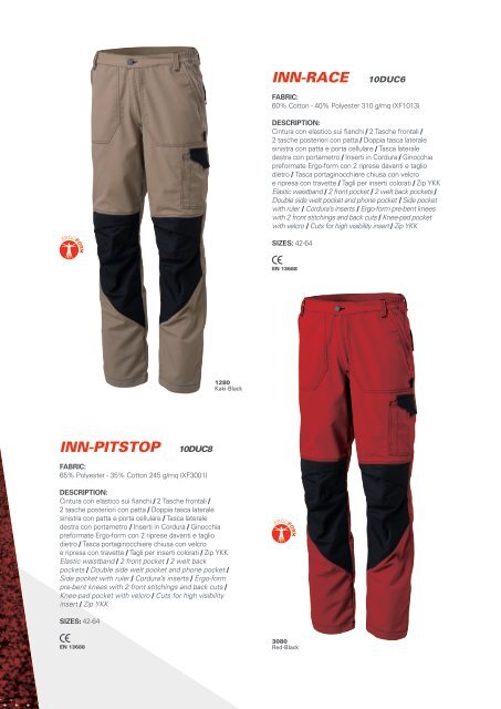 Ducati Workwear - Catalogo 2015