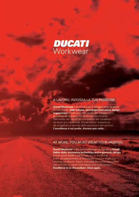 Ducati Workwear - Catalogo 2015