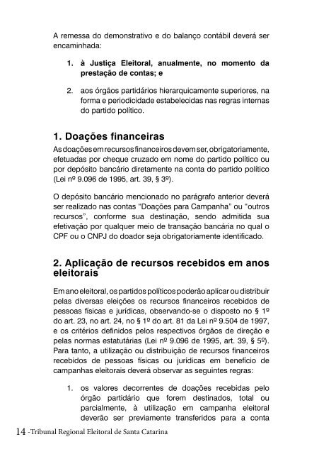 MANUAL DE PRESTAÇÃO DE CONTAS ANUAL DE PARTIDOS POLÍTICOS